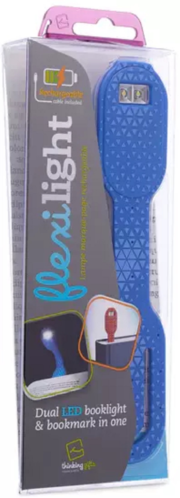 Lampa pentru citit reincarcabila: Hexagoane Blue
