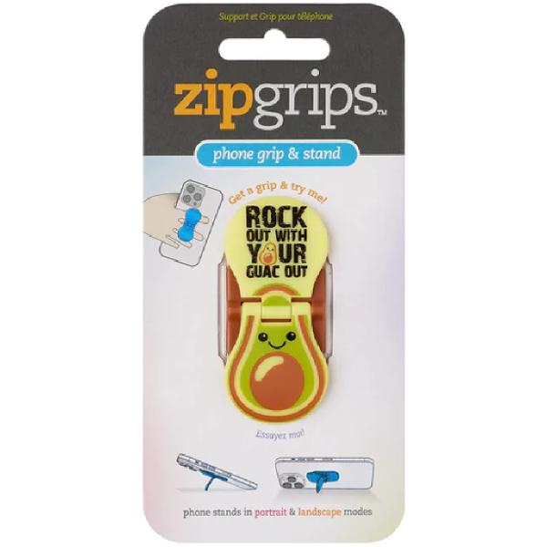 Suport pentru telefon: ZipGrips. Avocado