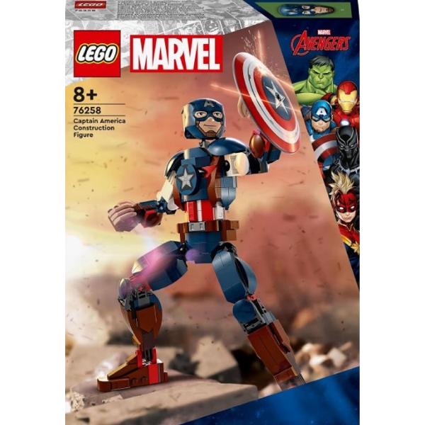 Lego Super Heroes. Figurina de constructie Captain America