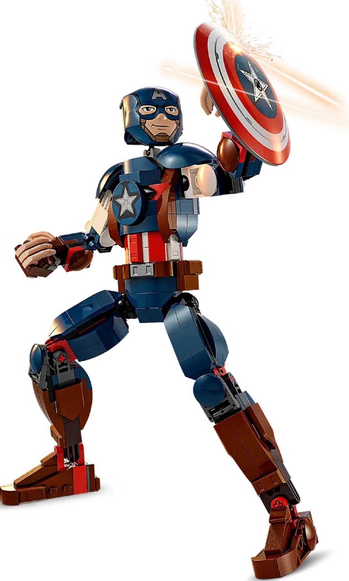 Lego Super Heroes. Figurina de constructie Captain America