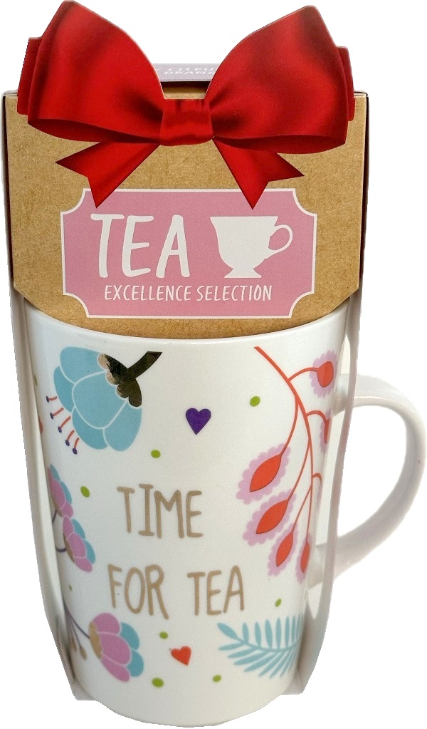 Set ceai o aroma + cana. Time for Tea. Ribbon
