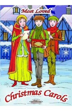 Coperta cărții 'Most loved christmas carols'