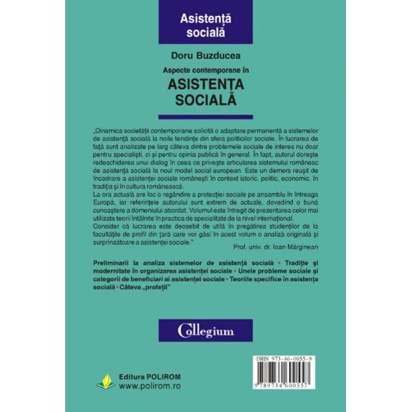Aspecte contemporane in asistenta sociala - Doru Buzducea