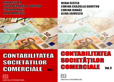 Coperta cărții 'Contabilitatea societatilor comerciale I+II - Mihai Ristea, Corina Gratiela Dumitru'