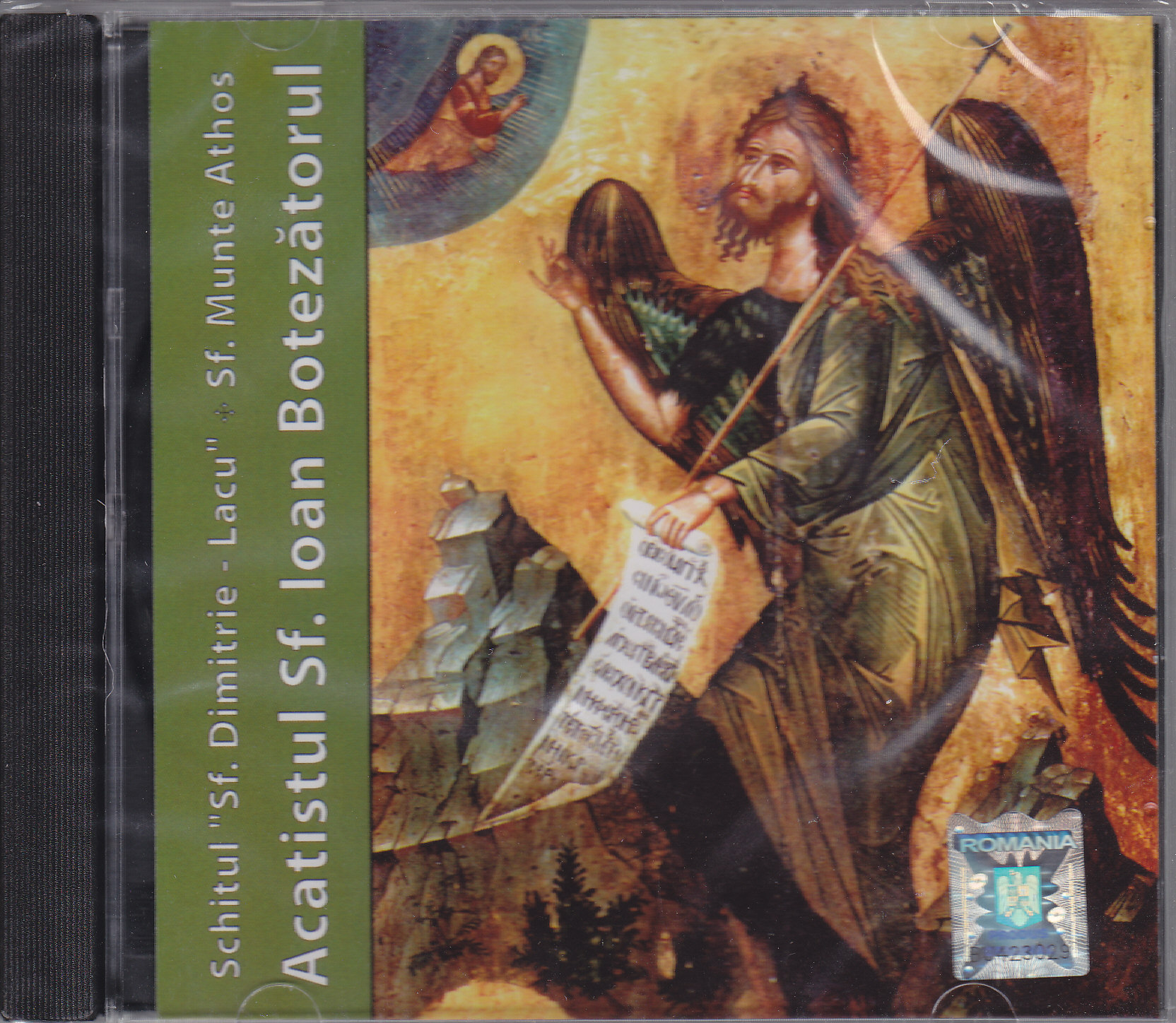 Cd Acatistul Sf.Ioan Botezatorul - Schitul Sf.Dimitrie Lacu; Sf.Munte Athos