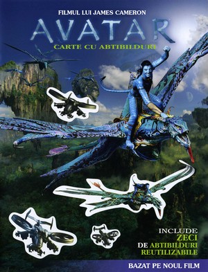 Avatar - Carte cu abtibilduri reutilizabile