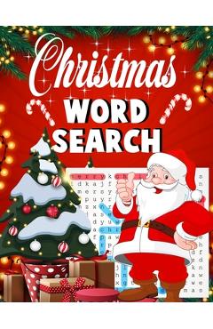 Coperta cărții 'Christmas word search.: Easy Large Print word search Puzzle Book for Adults, Kids & Everyone for the 25 Days of'