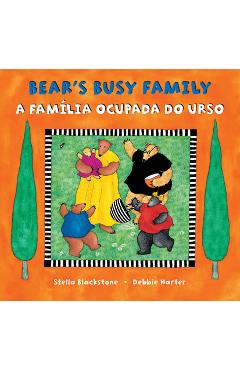 Coperta cărții 'Bear's Busy Family (Bilingual Portuguese & English) - Stella Blackstone'