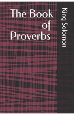 Coperta cărții 'The Proverbs of Solomon - King Solomon'
