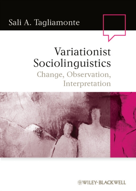 Variationist Sociolinguistics - Sali A. Tagliamonte