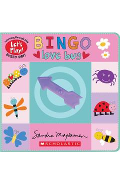 Coperta cărții 'Bingo: Love Bug (a Let's Play! Board Book) - Sandra Magsamen'