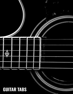 Coperta cărții 'Guitar Tabs: Guitar Chord and Tablature Staff Music Paper for Musicians, Teachers and Students (8.5x11 - 150 Pages) -'