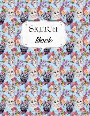 Sketch Book: Cat Sketchbook Scetchpad for Drawing or Doodling Notebook Pad for Creative Artists #10 Floral Flowers Butterfly - Jazzy Doodles