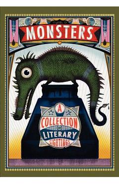Coperta cărții 'Monsters: A Collection of Literary Sightings - B. J. Hollars'