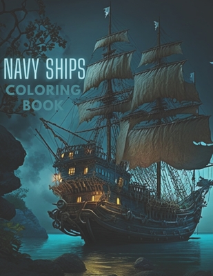 Coperta cărții 'Defenders of the Seas: Navy Ships Coloring Book - Adamgh 19'