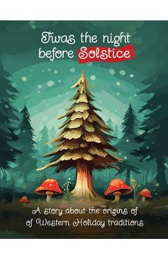Coperta cărții 'Twas the Night Before Solstice: A story about the natural origins of Western Holiday Traditions - Victoria Siegel'