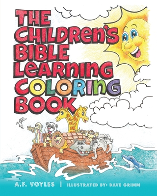 Coperta cărții 'The Children's Bible Learning Coloring Book - Dave Grimm'