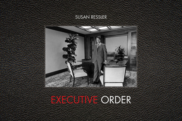 Coperta cărții 'Executive Order: Images of 1970s Corporate America - Susan Ressler'