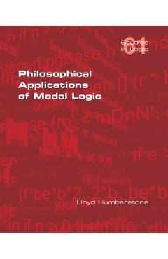 Coperta cărții 'Philosophical Applications of Modal Logic - Lloyd Humberstone'