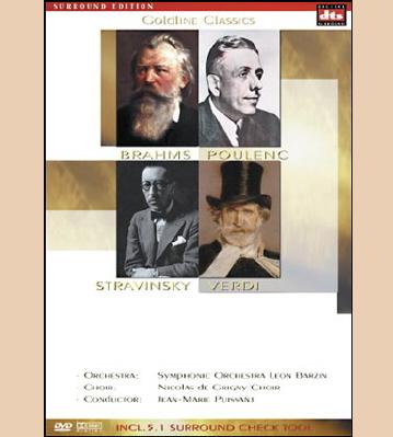 DVD Brahms, Stravinsky, Verdi, Poulenc - 55001