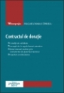 Coperta cărții 'Contractul de donatie - Mugurel Marius Oprescu'