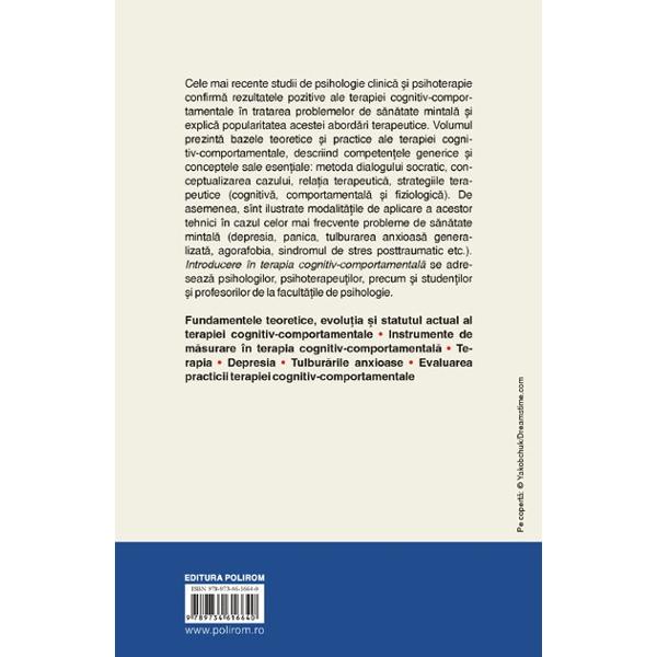 Introducere in terapia cognitiv-comportamentala - David Westbrook