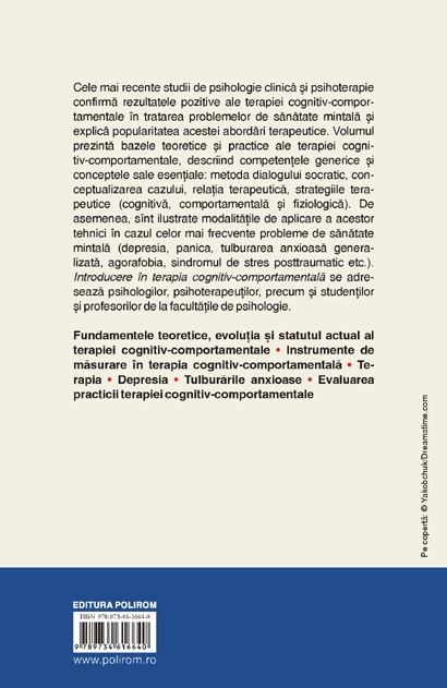 Introducere in terapia cognitiv-comportamentala - David Westbrook