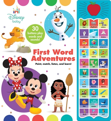 Disney Baby: First Word Adventures Sound Book [With Battery] - Pi Kids