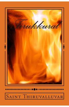 Coperta cărții 'Tirukkural - Saint Thiruvalluvar'