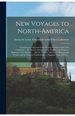 Coperta cărții 'New Voyages to North-America [microform]: Containing an Account of the Several Nations of That Vast Continent ... the'
