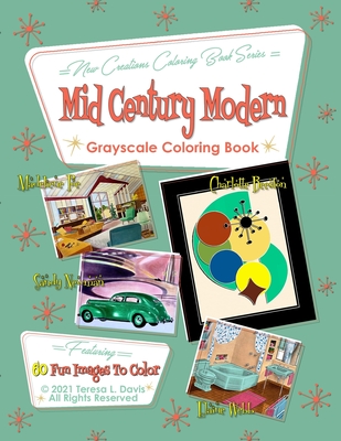 New Creations Coloring Book Series: Mid-Century Modern - Brad Davis