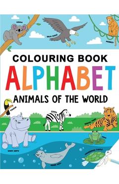 Coperta cărții 'Animal Colouring Book for Children: Animal Colouring Book for Children - Fairywren Publishing'