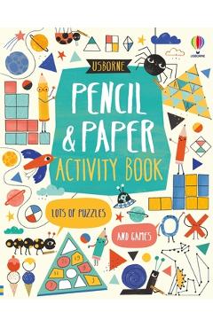 Coperta cărții 'Pencil and Paper Activity Book - James Maclaine'