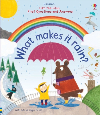 Coperta cărții 'First Questions and Answers: What Makes It Rain? - Katie Daynes'