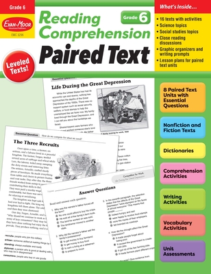 Reading Comprehension: Paired Text, Grade 6 Teacher Resource - Evan-moor Corporation