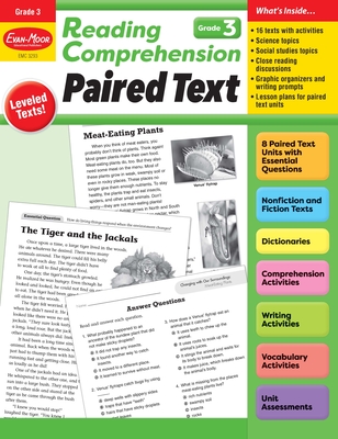 Reading Comprehension: Paired Text, Grade 3 Teacher Resource - Evan-moor Corporation