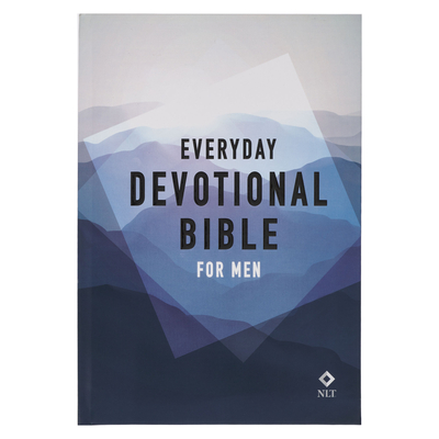 NLT Holy Bible Everyday Devotional Bible for Men New Living Translation - Christian Art Gifts