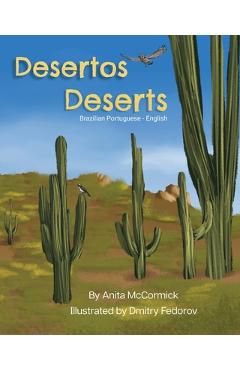 Coperta cărții 'Deserts (Brazilian Portuguese-English): Desertos - Anita Mccormick'