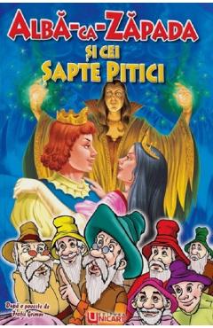 Coperta cărții 'Albă ca Zăpada și cei șapte pitici'