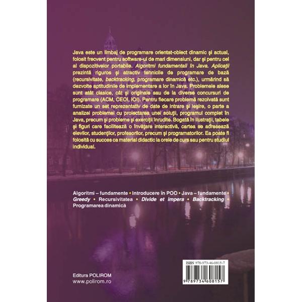 Algoritmi fundamentali in Java - Doina Logofatu