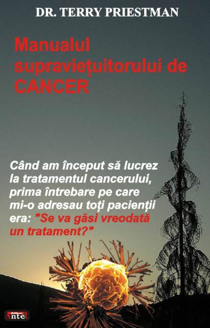 Coperta cărții 'Manualul supravietuitorului de cancer - Terry Priestman'