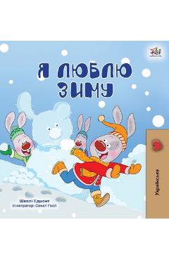 Coperta cărții 'I Love Winter (Ukrainian Children's Book) - Shelley Admont'