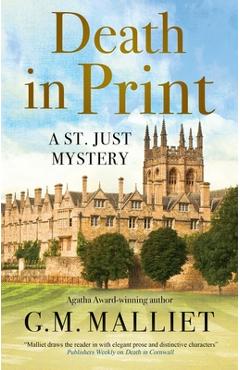 Coperta cărții 'Death in Print - G. M. Malliet'