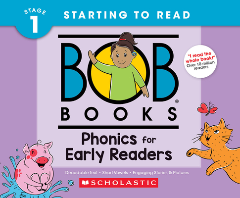 Bob Books - Phonics for Early Readers Hardcover Bind-Up Phonics, Ages 4 and Up, Kindergarten (Stage 1: Starting to Read) - Liza Charlesworth
