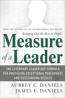 Coperta cărții 'Measure of a Leader (Pb) - Aubrey Daniels'