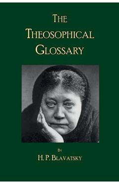 Coperta cărții 'The Theosophical Glossary - Theosophy Trust Books'