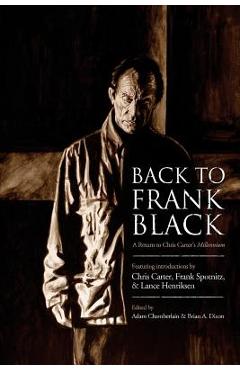Coperta cărții 'Back to Frank Black - Adam Chamberlain'