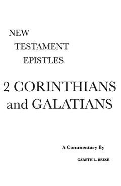 Coperta cărții '2 Corinthians and Galatians: A Critical & Exegetical Commentary - Gareth L. Reese'