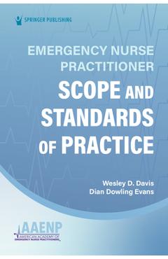 Coperta cărții 'Emergency Nurse Practitioner Scope and Standards of Practice - Wesley Davis'