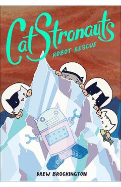 Coperta cărții 'Robot Rescue - Drew Brockington'